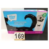 Single Door Dog Crate 30" L X 19"W X 21"H (New)