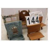 Box Of Wood Home Decor Includes Love Never -