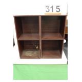 Pair of Book Shelves 24"T X 12"W X 11.5"D