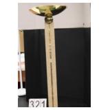 Marble Torchiere Lamp 73.5"T (Works)