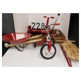 Flat Of Miniature Radio Flyer Items