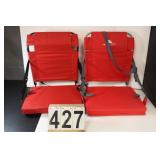 2 Ozark Trail Stadium Chairs