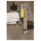 Outdoor Umbrella Stand ~ Tarps ~ Shovel ~