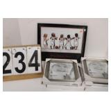4 Picture frames5" X 5" - Baby Dream Team Picture