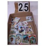 Flat of Baseball Cards Includes Tommy John
