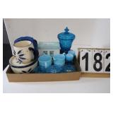 VTG Blue Dishes