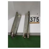 Set of 4 Metal Industrial Legs