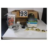 Box W/ HP 110 Ink - Glass Bowl - Birthday Cards-