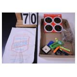 Flat of Collectables w/ Carlton Sugar Bag ~