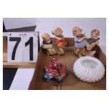 Flat of Collectables w/ Lipper & Mann Figures ~