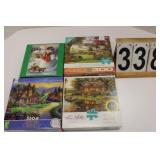 4 Puzzles 1 is New w/ Country House