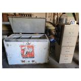7 Up Cooler ~ 4 Drawer File Cabinet