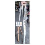 Pair of Tripods ~ Aluminum Survey Rod