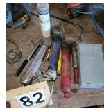 3 Grease Guns ~ Square D Box