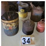 Mobile 5 Gal Can ~ Oil Can