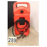 14 Gallon Gas Can on Wheels Has Some Gas In It
