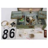Jewelry Box w/ Costume Jewelry