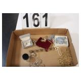 Flat Of Jewelry Includes Krementz - Tefoor -
