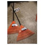 Pair of Black & Decker Leaf Rakes (New)