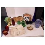Marble Ashtray ~ Bud Vases ~ Candle Holders ~