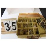 Plano Tackle Box W/ Contents Double Sided