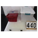 3 Totes And A Plano Box