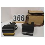 Polaroid Sun 600 Camera In Bag W/ 1 Box Film