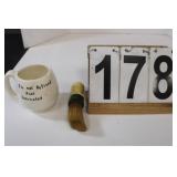 Shaver Mug And Brush