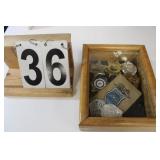 Display Box W/ Junior Deputy Badges And Wallet