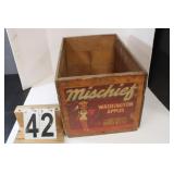 Wooden Mischief Washington Red Apples Box