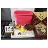 Pink Tote W/ VTG Juicers - Other Glassware -