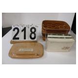 Longaberger Recipe Box w/ Lid 1994 Model