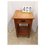 End Table w/ Drawer 26"T X 16"W X 16"D