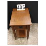 End Table w/ Drawer 24"T X 24"W X 16"D