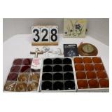 Box w/ Votive Holders ~ Small Crosses ~