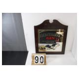 Fleischmanns Gin Mirrored Sign  21.5" T X 18.5"