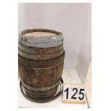 Wood Barrel W/ Extra Bands 22" T X 14"