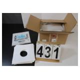 Box W/ Paper Sleeves And Plastic Bags For 45 RPM -