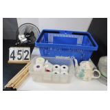 Blue Basket W/ Comfort Zone Fan  (Works) -