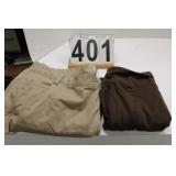 Clear Tote of Womens Clothes w/ Shirts & Pants