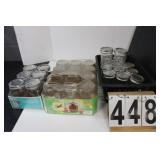 18 New Pint Canning Jars - 11 Jelly Jars