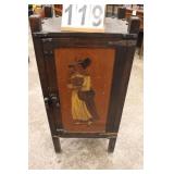 3 Shelf Wood Cabinet 42.75" X 20.5" X 14"