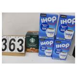 5 Keurig - 4 I Hop - 1 Star Bucks Carmel