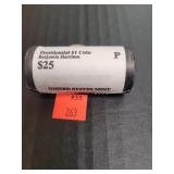 Presidential Dollars Benjamin Harrison P Mint