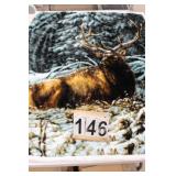 Deer Fleece Throw