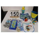 Micke Mouse Bib ~ Baby Wipes Case ~ Rubber Ducks