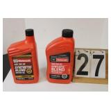 2 QTS For Oil Weights 5W20 And 5W30