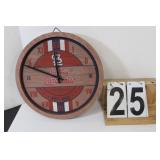 St Louis Cards Wood Clock 11.5"