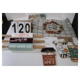 3 Decorative Rolling Pins ~ Place Mats ~ Wall Art