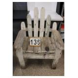 Wooden Patio Chair 45:T X 32"W X 26"D